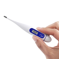 Termómetro Digital de Lectura Rápida para Fiebre, con Punta Rígida, para Medir la Temperatura Oral, Rectal y Axilar