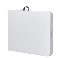Hôtel mariage fournisseur portable peu encombrant rectangulaire en plastique table pliante fête pliable stockage BBQ pique-nique Table de jardin