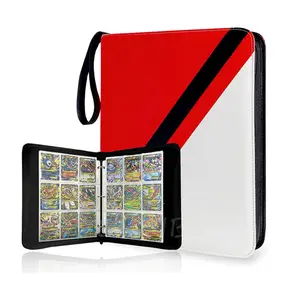Wholesale baseball card holder sheets-Trading game Cards Binder, 9 Pocket Card Holder with 40 Removable Sheets Holds Up to 720 Cards