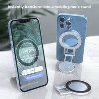 Support d'extension d'écran portable en alliage d'aluminium magnétique extensible avec logo personnalisé OEM ODM pour ordinateurs, fonction de mise en miroir