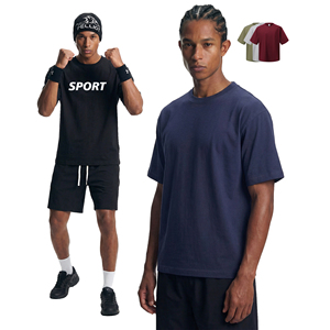 Camiseta <span class=keywords><strong>azul</strong></span> <span class=keywords><strong>marino</strong></span> de moda para hombre, camiseta lisa personalizada de fábrica, camiseta de gimnasio con logo impreso en algodón de alta calidad - Product Image 1