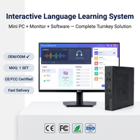 Mini PC NUC de 13.ª generación Intel i7 i5 con Windows 11 Pro, computadora de escritorio con triple pantalla para educación, escuela, aula, negocios.
