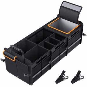 Factory High Quality Foldable Luxury Multifunction Portable <b>Large</b> Capacity <b>Storage</b> Car <b>Trunk</b> Organizer With Cooler Bag Custom - Product Image 1