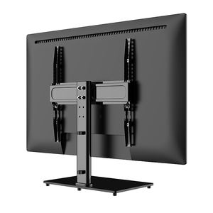 Supporto <span class=keywords><strong>TV</strong></span> universale da tavolo regolabile <span class=keywords><strong>in</strong></span> altezza 24-55 pollici supporto <span class=keywords><strong>TV</strong></span> Desktop robusta <span class=keywords><strong>Base</strong></span> 90 libbre capacità di peso per soggiorno - Product Image 1