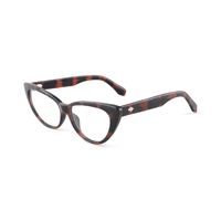 Gafas Ópticas de Acetato de Lujo con Montura Completa Ovalada, Estilo Retro Vintage de Diseñador, Duraderas, para Prescripción Médica