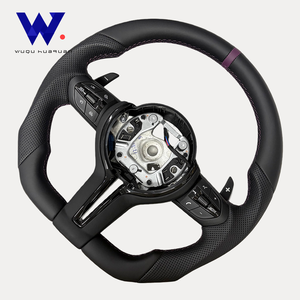 Volante Deportivo de Cuero Perforado Negro M Performance para <span class=keywords><strong>BMW</strong></span> 320 <span class=keywords><strong>525</strong></span> F10 F20 F30 F15 F25 F07 F01 F82 E60 E90 E70 M3 M4 M5 - Product Image 5