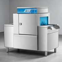 Lave-vaisselle commercial de type ouvert MAX 160D, entièrement automatique, équipement de lavage de vaisselle pour restaurant