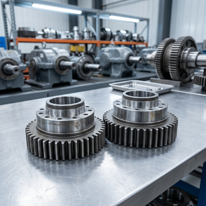 Engranaje de Transmisión de Acero Aleado Tratado Térmicamente con Brida para Transferencia de Torque - Product Image 2