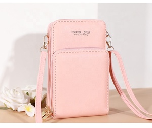 Bolso de hombro con pantalla táctil <span class=keywords><strong>para</strong></span> <span class=keywords><strong>mujer</strong></span>, cartera <span class=keywords><strong>para</strong></span> teléfono <span class=keywords><strong>móvil</strong></span>, monedero cuadrado, a la moda, de pu - Product Image 4