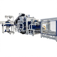 Machine automatique de fabrication de blocs de béton QT8-15 avec contrôle PLC, machine à briques à pompe pour la production de pavés et de briques de construction