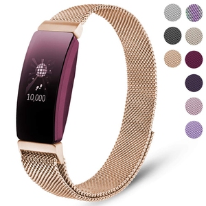 Milanese de acero inoxidable banda de reloj para <span class=keywords><strong>Fitbit</strong></span> inspirar y <span class=keywords><strong>Inspire</strong></span> <span class=keywords><strong>HR</strong></span> <span class=keywords><strong>Pulsera</strong></span> reloj <span class=keywords><strong>pulsera</strong></span> inteligente - Product Image 1
