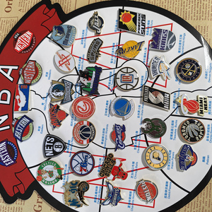 Pin Deportivo de Metal, Aleación de Zinc, Bañado en Oro, Fundición 2D 3D, Fútbol, Baloncesto, Béisbol, Hockey, Artículo Coleccionable para Recuerdos - Product Image 5