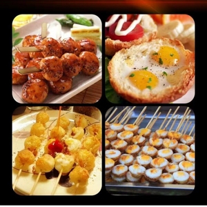 Machine commerciale de cuisson d'oeufs de caille de poêle d'oeufs d'oiseau grillé par <span class=keywords><strong>gaz</strong></span> - Product Image 3