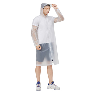 Nhà Máy Biểu Tượng Tùy Chỉnh Trọng Lượng Nhẹ Người Đàn Ông Phụ Nữ Unisex Rõ Ràng Áo Mưa Không Thấm Nước Nhựa Trong Suốt <span class=keywords><strong>PVC</strong></span> Dành Cho Người Lớn Áo Mưa Ngoài Trời Mặc - Product Image 6