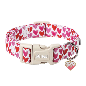 Collares de nailon con estampado personalizado para perros y gatos, accesorios personalizados duraderos y suaves para mascotas, tamaños grandes y medianos para uso en exteriores - Product Image 4