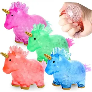 Cô Gái Chàng Trai Cảm Giác Fidget Bóp Unicorn Hạt Nước Căng Thẳng Cứu Trợ Kỳ Lân Squishy Căng Thẳng Quả Bóng Đồ Chơi Cho Trẻ Em Và Người Lớn