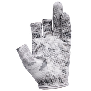NOEBY 3 Gants de pêche à demi-doigts Gants anti-UV Gant anti-dérapant Gant de <span class=keywords><strong>randonnée</strong></span> Vélo Kayak Tackle - Product Image 6