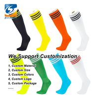 Chaussettes de football professionnelles mi-hautes respirantes, anti-humidité et rembourrées pour hommes, chaussettes de sport athlétiques pour équipes
