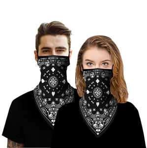 Coexistence Summer UV Protected Polyester Women's Cycling Bandana Breathable Triangle Face Mask <b>Scarf</b> Sun Protection Veil - Product Image 5