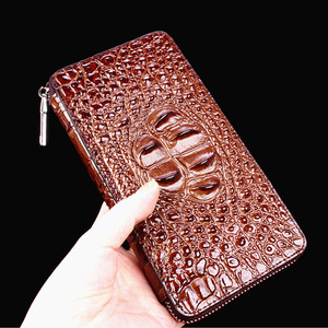 <span class=keywords><strong>Portafoglio</strong></span> Lungo in Vera Pelle di Vacchetta <span class=keywords><strong>con</strong></span> Stampa Coccodrillo per <span class=keywords><strong>Uomo</strong></span>, Borsa a Mano <span class=keywords><strong>con</strong></span> <span class=keywords><strong>Cerniera</strong></span>, Elegante Pochette <span class=keywords><strong>da</strong></span> <span class=keywords><strong>Uomo</strong></span> per Affari - Product Image 3