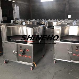 Gaz Rotatif Pita Arabe <span class=keywords><strong>Torilla</strong></span> Roti Pain Pressage Cuisson Crêpe Chapati Faisant Four Boulangerie Pain Machine - Product Image 6