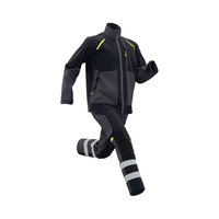 Vêtements de travail en polyester résistant aux déchirures et évacuant l'humidité, printemps-automne, uniformes pour les ouvriers du bâtiment transfrontaliers