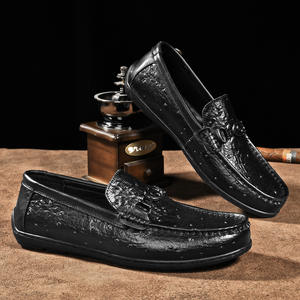 Offerta Speciale: <span class=keywords><strong>Scarpe</strong></span> da Guida Casual da <span class=keywords><strong>Uomo</strong></span> in Vera Pelle di Vacchetta di Prima Qualità, Slip-On - Product Image 4