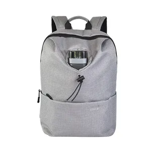 Mochilas escolares impermeables multifuncionales, mochila para mujeres y niñas con bolsa para botellas para viajes de ocio simples