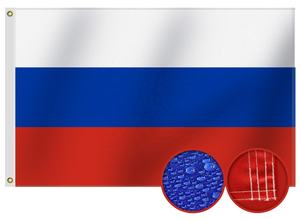 Топ производитель сублимационный Печатный белый синий красный различные национальные флаги баннер яркий цвет УФ выцветание флаг России - Product Image 6