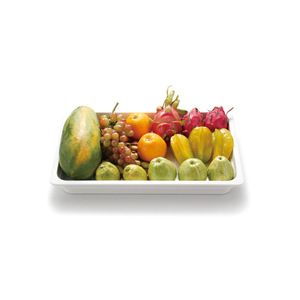 Grand bol de service en mélamine A8, imitation porcelaine blanche, pour cantine d'entreprise, épaissi - Product Image 3