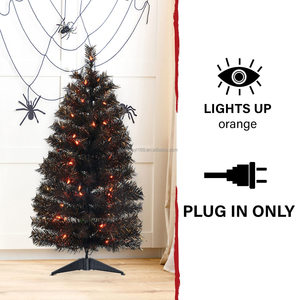 Arbol De Navidad 36 pollici 90 CM nero squisito artificiale di Halloween Mini <span class=keywords><strong>albero</strong></span> per decorazioni Festive - Product Image 3