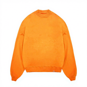 Sudadera Básica Ligera 100% Algodón para Hombre, Cuello Redondo, Manga Larga, Térmica, ODM para Otoño, Estilo Casual - Product Image 1
