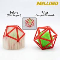 Filament PVA HELLO3D 1,75 mm 0,5 kg, soluble dans l'eau, lavable, matériau de support d'impression pour imprimante 3D FDM, certifié ISO ROHS REACH, 330 m