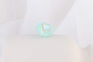 Opale couleur amour Rose boule diamant perle trou droit acrylique pour bricolage téléphone portable porte-clés collier fabrication de bijoux accessoires - Product Image 6