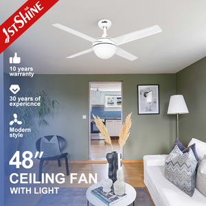 Ventilateur de plafond 1stshine Ventilateur de plafond durable à lames de fer de <span class=keywords><strong>48</strong></span> pouces avec lumières LED Télécommande - Product Image 2