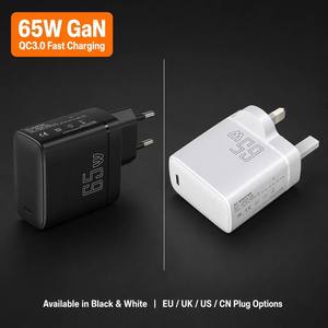 <span class=keywords><strong>Cargador</strong></span> USB C PD Compacto GaN de 65W con Certificación OEM CE ROHS UKCA ETL CCC, Adaptador de Corriente de Carga Rápida para Múltiples Dispositivos, para el Mercado de la UE, EE. UU., Reino Unido y China - Product Image 4