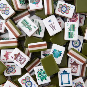 Nuovo Design di lusso moderno personalizzato stampa a quattro strati di piastrelle Mahjong americane adatte per gli scacchi <span class=keywords><strong>e</strong></span> l'intrattenimento di carte - Product Image 1