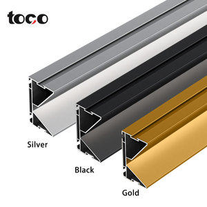 Tùy Chỉnh Đồ Nội Thất Nhà Bếp Đảo Truy Cập Vô Hình Nhôm Hồ Sơ Xử Lý Với <span class=keywords><strong>LED</strong></span> Ánh Sáng Treo Xử Lý Vô Hình - Product Image 4