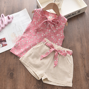 Conjuntos de ropa para niñas Bear Leader, ropa de verano para niñas, nueva camiseta con puntos, pantalones, traje de 2 piezas, ropa informal para niños - Product Image 5