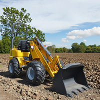 HERACLES CE Standard High Performance Backhoe Loader dengan Pompa Hidrolik Eaton dan Mesin Euro5 untuk Konstruksi dan Pertanian