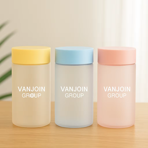 Flacon en plastique de luxe pour <span class=keywords><strong>capsules</strong></span> de 120 ml, 200 ml, 300 ml, flacon pour compléments vitaminiques, rechargeable, givré, pot en plastique pour bonbons gélifiés de 120 ml, 150 ml - Product Image 1