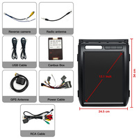 STWEI Reproductor Multimedia con GPS para Auto, Estilo Tesla, Android 15 de 12.1 Pulgadas para Ford F150 Raptor 2009-2012, Radio, Unidad Principal
