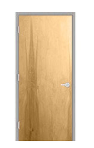 Puerta de Polímero y Madera Opcional con Clasificación de Resistencia al Fuego de 20 Minutos, con Acabado Moderno, Apertura Lateral y Decoración para Uso Comercial Interior - Product Image 4