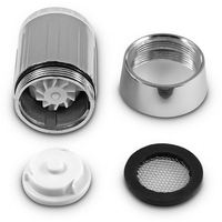 Robinet LED sensible à la température, 3 couleurs, pour cuisine et salle de bain, économiseur d'eau, aérateur, buse de robinet, lumière de nuit