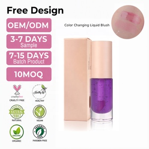 Maquillage pour le visage, <span class=keywords><strong>blush</strong></span> <span class=keywords><strong>liquide</strong></span> vegan changeant de couleur, sans logo, <span class=keywords><strong>blush</strong></span> changeant de couleur longue durée, huile magique pour le <span class=keywords><strong>blush</strong></span> <span class=keywords><strong>liquide</strong></span>, Violer 10ml - Product Image 1