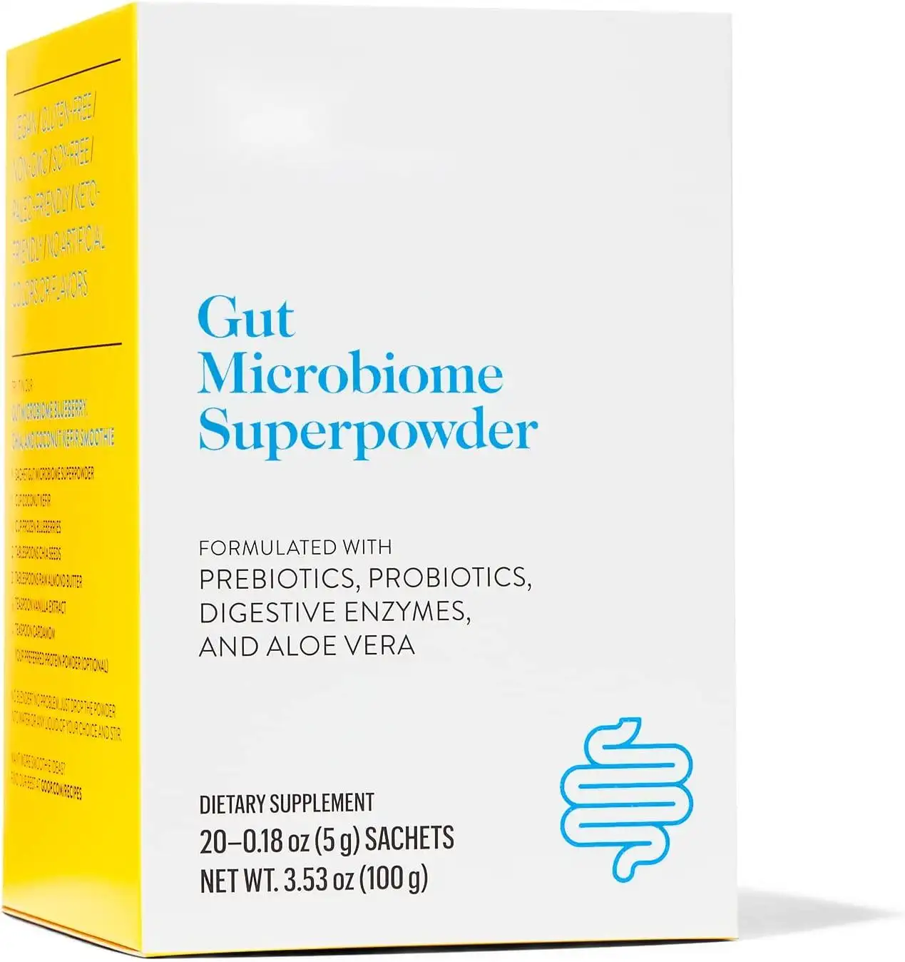 Darm mikro biom Super powder Probiotika Pulver in Beuteln unterstützt die Darm gesundheit lindert Blähungen und fördert eine gesunde Darm funktion