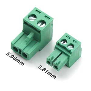 端子台2.54/3.5/3.81/5.0/5.08/7.5/7.62/9.5/10.0mmプラガブルバリアストリップねじレセプタクルPCB端子台コネクタ - Product Image 3