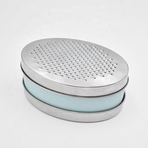 Food Grade Oval Shape Stainless Steel Flat <strong>Grater</strong> with Container Box Kitchen <strong>Cheese</strong> Shredder <strong>Parmesan</strong> Shredder Kitchen Gifts - Product Image 5