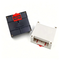 Scatola di Giunzione PCB 93*90*40mm IP54 in Plastica ABS, Contenitore Elettronico per Guida DIN, Guscio in Plastica per Strumenti, Scatola di Controllo Industriale PLC