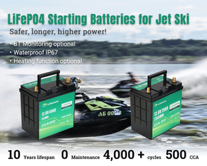 Lithmate 12v powersports lityum pil jet ski pil 12v 2.5ah 5ah 7ah 9ah lityum demir fosfat motosiklet pil - Product Image 3